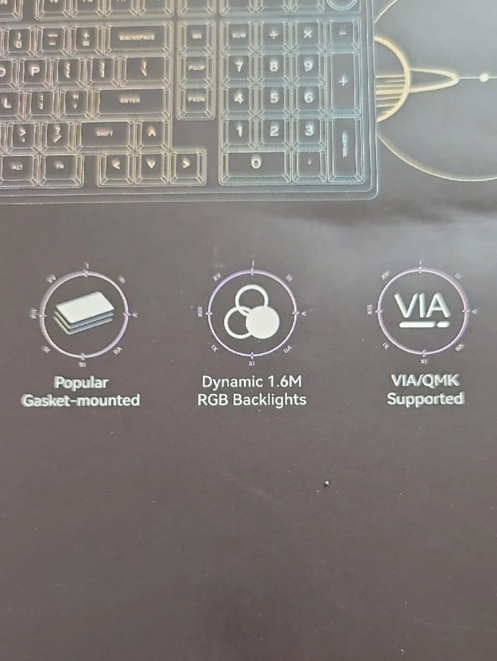 EpoMaker Galaxy 100 Mechanical Keyboard With Rgb Backlit